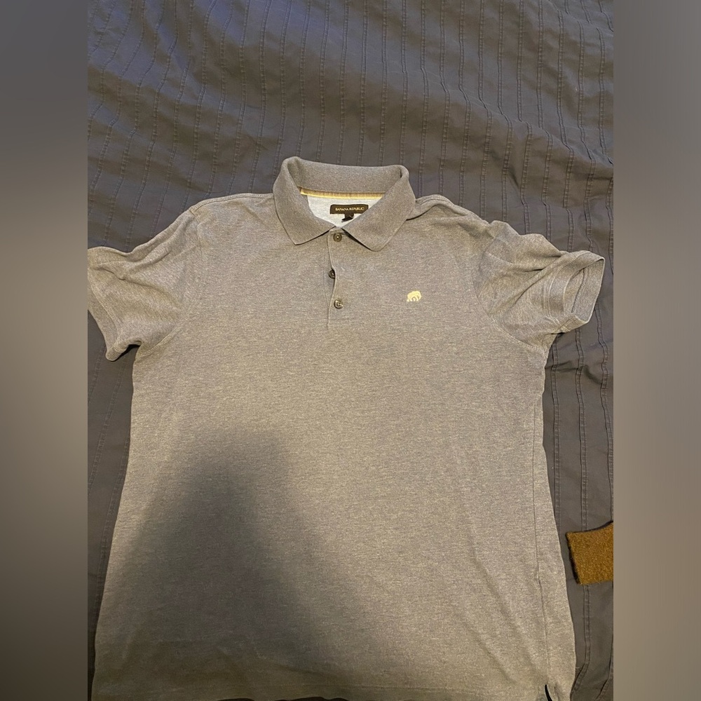 COPY - Banana Republic Soze Large Blue Polo